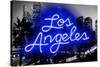 Neon Los Angeles BB-Hailey Carr-Stretched Canvas