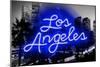 Neon Los Angeles BB-Hailey Carr-Mounted Art Print