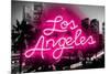 Neon Los Angeles PB-Hailey Carr-Mounted Art Print