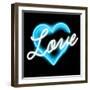 Neon Love AB-Hailey Carr-Framed Art Print