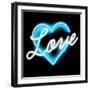 Neon Love AB-Hailey Carr-Framed Art Print