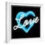 Neon Love AB-Hailey Carr-Framed Art Print