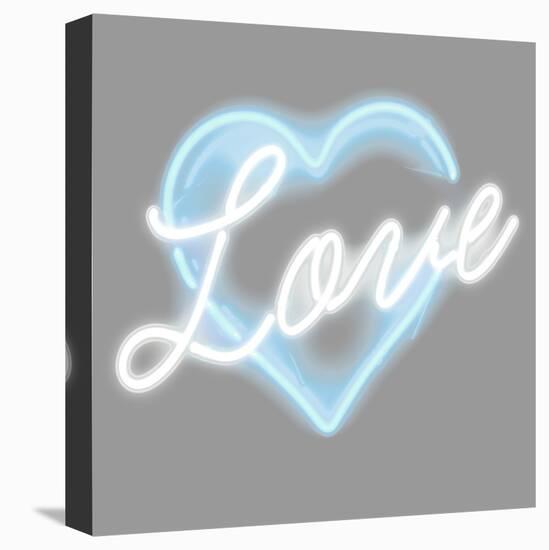 Neon Love AW-Hailey Carr-Stretched Canvas