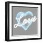 Neon Love AW-Hailey Carr-Framed Art Print