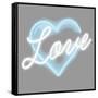 Neon Love AW-Hailey Carr-Framed Stretched Canvas