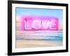 Neon Love Beach PB-Hailey Carr-Framed Art Print