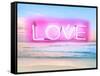 Neon Love Beach PB-Hailey Carr-Framed Stretched Canvas