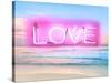 Neon Love Beach PB-Hailey Carr-Stretched Canvas