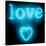 Neon Love Heart AB-Hailey Carr-Stretched Canvas