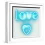 Neon Love Heart AW-Hailey Carr-Framed Art Print