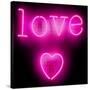 Neon Love Heart PB-Hailey Carr-Stretched Canvas