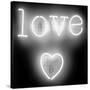 Neon Love Heart WB-Hailey Carr-Stretched Canvas