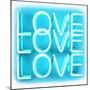 Neon Love Love Love AW-Hailey Carr-Mounted Art Print