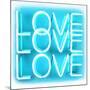 Neon Love Love Love AW-Hailey Carr-Mounted Art Print