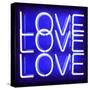 Neon Love Love Love BB-Hailey Carr-Stretched Canvas