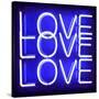 Neon Love Love Love BB-Hailey Carr-Stretched Canvas