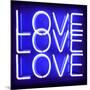 Neon Love Love Love BB-Hailey Carr-Mounted Art Print