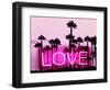 Neon Love Palms PB-Hailey Carr-Framed Art Print