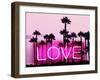 Neon Love Palms PB-Hailey Carr-Framed Art Print