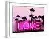 Neon Love Palms PB-Hailey Carr-Framed Art Print