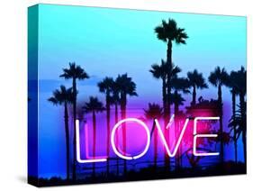 Neon Love Palms PB-Hailey Carr-Stretched Canvas