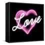 Neon Love PB-Hailey Carr-Framed Stretched Canvas