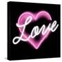 Neon Love PB-Hailey Carr-Stretched Canvas