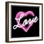 Neon Love PB-Hailey Carr-Framed Art Print