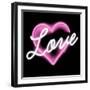 Neon Love PB-Hailey Carr-Framed Art Print