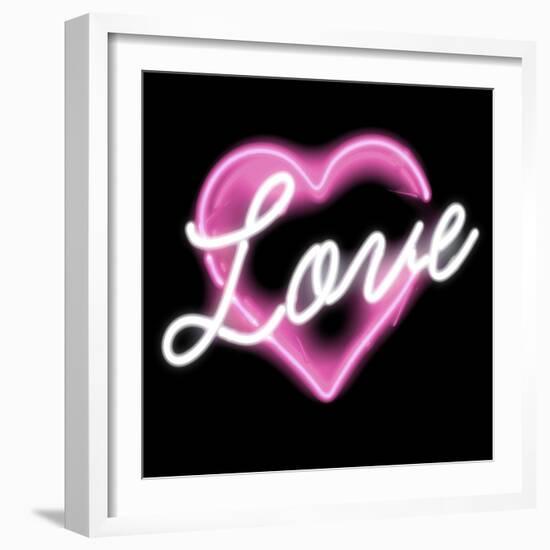 Neon Love PB-Hailey Carr-Framed Art Print