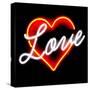 Neon Love RB-Hailey Carr-Stretched Canvas