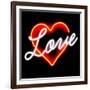 Neon Love RB-Hailey Carr-Framed Art Print