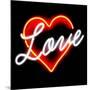 Neon Love RB-Hailey Carr-Mounted Art Print