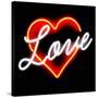 Neon Love RB-Hailey Carr-Stretched Canvas