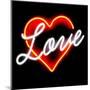 Neon Love RB-Hailey Carr-Mounted Art Print