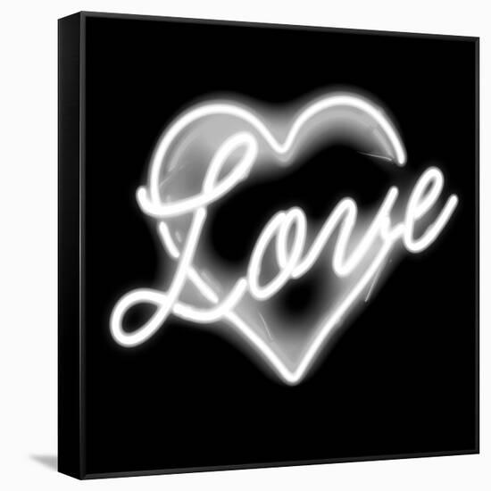 Neon Love WB-Hailey Carr-Framed Stretched Canvas