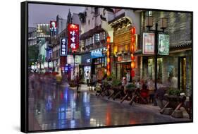 Neon Market Street, Guilin, China-Darrell Gulin-Framed Stretched Canvas