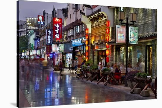 Neon Market Street, Guilin, China-Darrell Gulin-Stretched Canvas