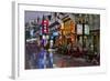 Neon Market Street, Guilin, China-Darrell Gulin-Framed Photographic Print