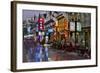 Neon Market Street, Guilin, China-Darrell Gulin-Framed Photographic Print