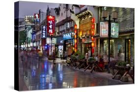 Neon Market Street, Guilin, China-Darrell Gulin-Stretched Canvas