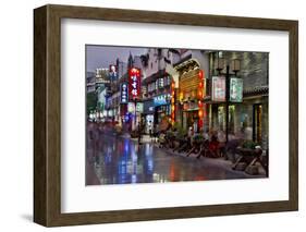 Neon Market Street, Guilin, China-Darrell Gulin-Framed Photographic Print