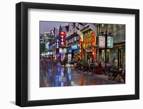 Neon Market Street, Guilin, China-Darrell Gulin-Framed Photographic Print