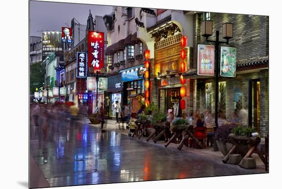 Neon Market Street, Guilin, China-Darrell Gulin-Mounted Premium Photographic Print