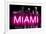 Neon Miami PB-Hailey Carr-Framed Art Print