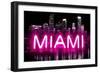 Neon Miami PB-Hailey Carr-Framed Art Print