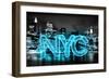 Neon New York City AB-Hailey Carr-Framed Art Print