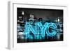 Neon New York City AB-Hailey Carr-Framed Art Print