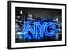 Neon New York City BB-Hailey Carr-Framed Art Print