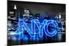 Neon New York City BB-Hailey Carr-Mounted Art Print